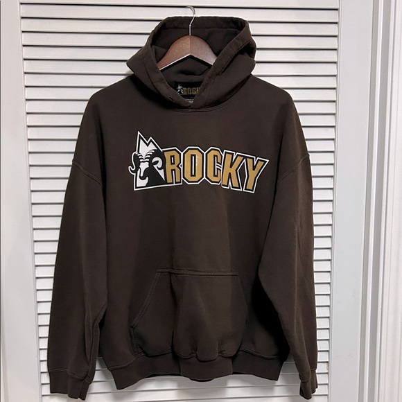 Rocky Dark Brown Hoodie for Men - Picture 1 of 3